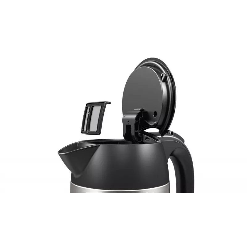 Bosch TWK3P420 βραστήρας 1,7 l 2400 W μαύρο, ανοξείδωτο χάλυβα