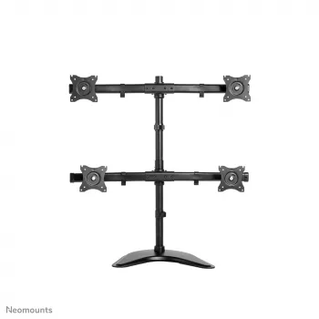 Neomounts NM-D335D4 μαύρη βάση οθόνης 10-27 ίντσες, σφιγκτήρας/ελεύθερη τοποθέτηση/διέλευση γραφείου, 8 kg, 25.4 cm (10 ίντσες), 68.6 cm (27 ίντσες), 100 x 100 mm, μαύρο