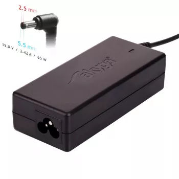 Τροφοδοτικό notebook Akyga AK-ND-01 19 V / 3,42 A, 65 W, βύσμα 5,5 x 2,5 mm, για Asus / Toshiba / Lenovo