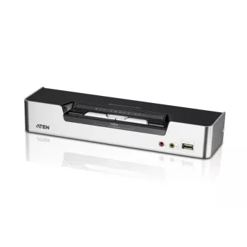 ATEN 2-Port USB DVI Dual-View διακόπτης KVM με ήχο & USB 2.0 Hub (περιλαμβάνεται καλώδιο KVM)