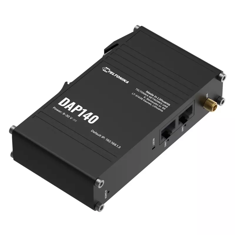 Ασύρματο σημείο πρόσβασης Teltonika DAP140 300 Mbit/s PoE μαύρο