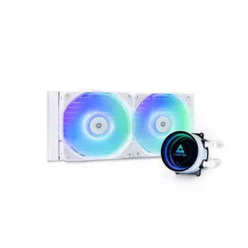 Υγρόψυξη All-in-One CHIEFTEC ICEBERG 240-RGB-W – Ψυγείο 240 mm, 2 x 120 mm ανεμιστήρες RGB, λευκό