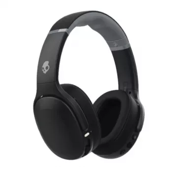 Skullcandy Crusher Evo Ακουστικά – ασύρματα & ενσύρματα Over-Ear, Bluetooth 5.0, μπαταρία 40 h, USB-C, 3,5 mm, πτυσσόμενα, μαύρα