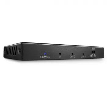Lindy 38235 διανομέας HDMI 2.0 18G 2 θυρών, 1x HDMI σε 2x HDMI, HDR, HDCP 2.2, μαύρο