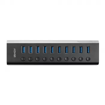 Lindy 10 Port USB 3.0 Hub με διακόπτες on/off
