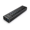 Lindy 10 Port USB 3.0 Hub με διακόπτες on/off