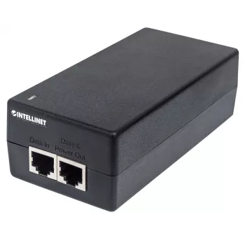 Intellinet Gigabit Ultra PoE+ Injector, 1 x 60 W Θύρα, συμβατό με IEEE 802.3bt και IEEE 802.3at/af, πλαστικό κουτί