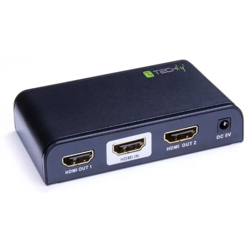 Techly IDATA HDMI2-4K2 Διαχωριστής βίντεο HDMI 2x HDMI