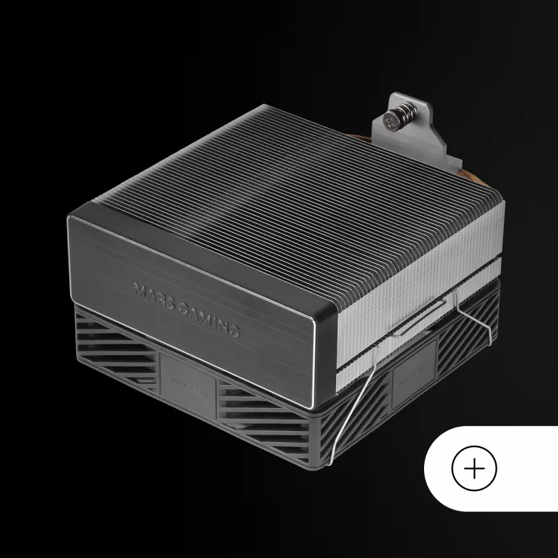 Mars Gaming MCPU-X4 Αερόψυκτρα επεξεργαστή 12 cm Μαύρο 1 τεμ.