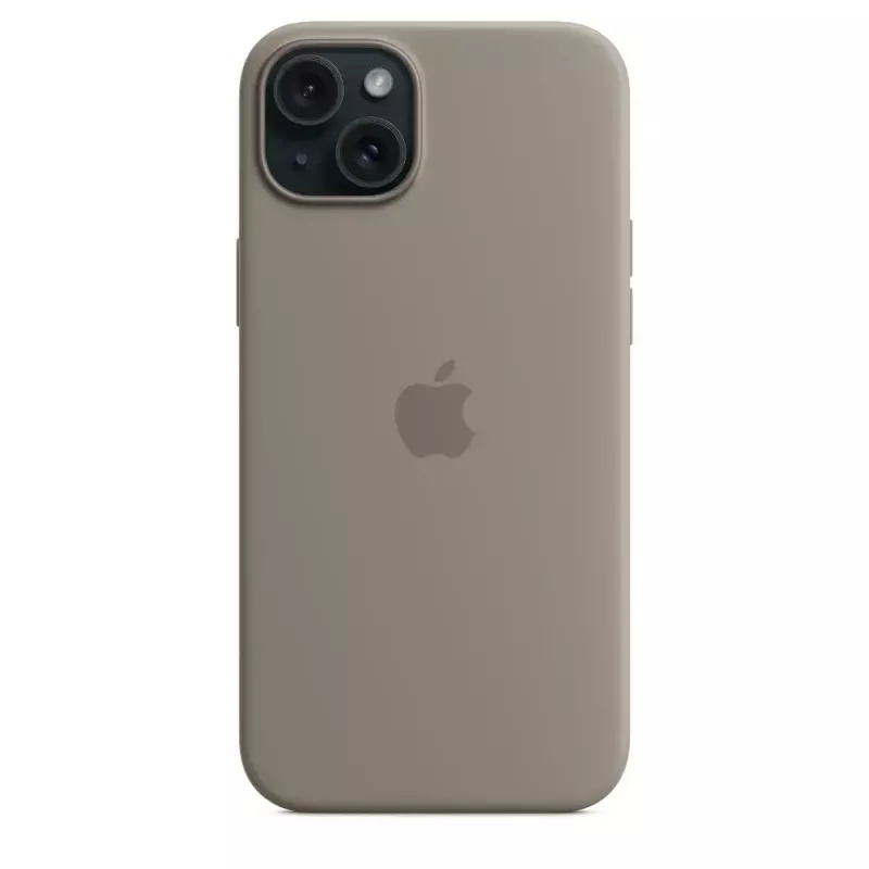 Apple Σιλικονούχα Θήκη με MagSafe iPhone 15 Plus Χρώμα πηλού