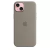 Apple Σιλικονούχα Θήκη με MagSafe iPhone 15 Plus Χρώμα πηλού