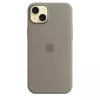 Apple Σιλικονούχα Θήκη με MagSafe iPhone 15 Plus Χρώμα πηλού