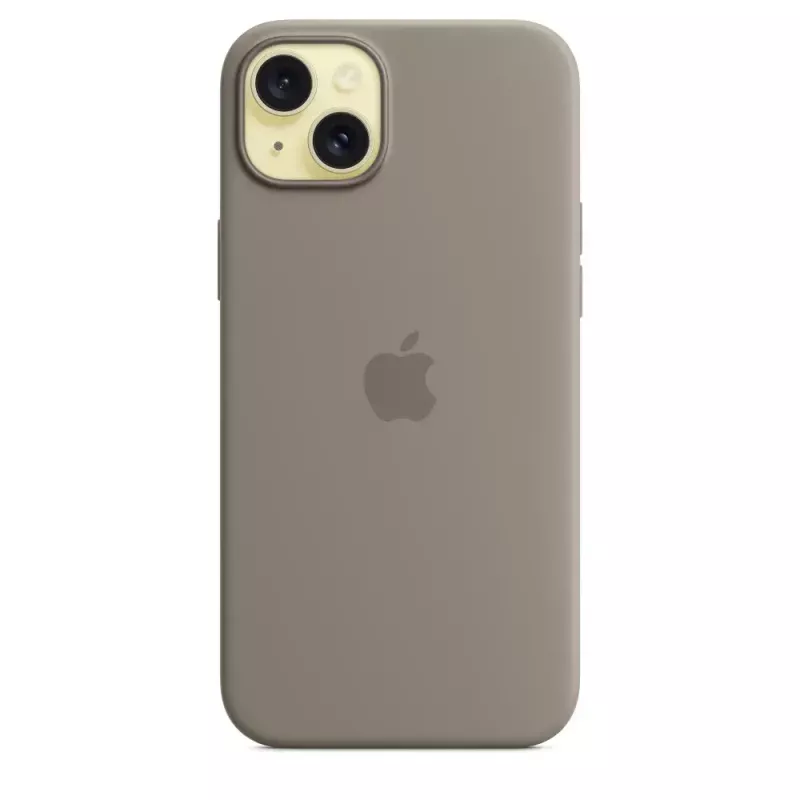 Apple Σιλικονούχα Θήκη με MagSafe iPhone 15 Plus Χρώμα πηλού