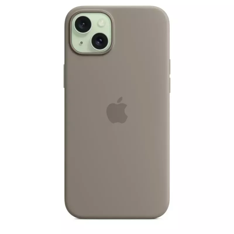 Apple Σιλικονούχα Θήκη με MagSafe iPhone 15 Plus Χρώμα πηλού