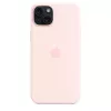 Apple Silicone Case με MagSafe iPhone 15 Plus Απαλό ροζ