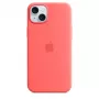 Apple Silicone Case με MagSafe iPhone 15 Plus Γκουάβα