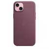 Apple FineWoven Case με MagSafe iPhone 15 Plus Mulberry