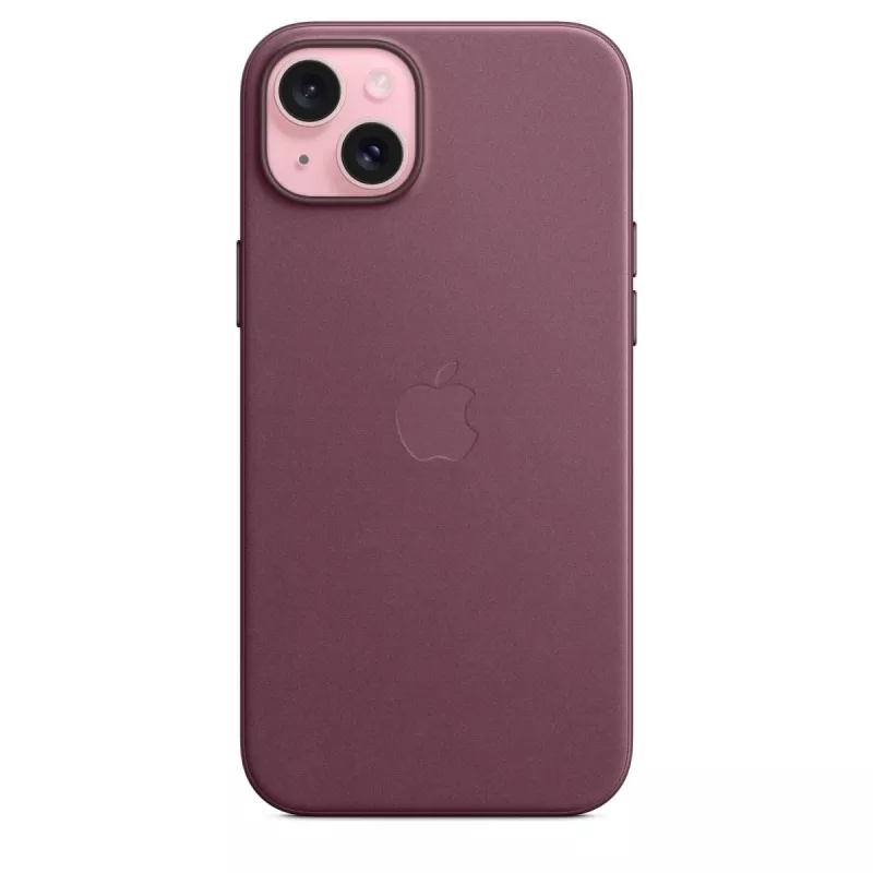 Apple FineWoven Case με MagSafe iPhone 15 Plus Mulberry