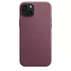 Apple FineWoven Case με MagSafe iPhone 15 Plus Mulberry