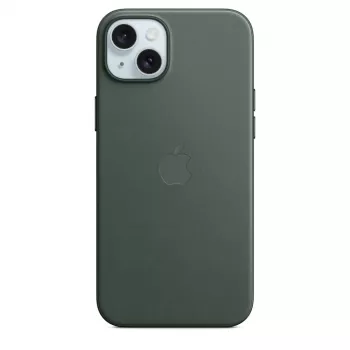 Apple FineWoven Case με MagSafe iPhone 15 Plus Evergreen
