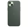 Apple FineWoven Case με MagSafe iPhone 15 Plus Evergreen
