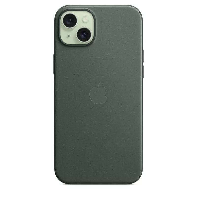 Apple FineWoven Case με MagSafe iPhone 15 Plus Evergreen