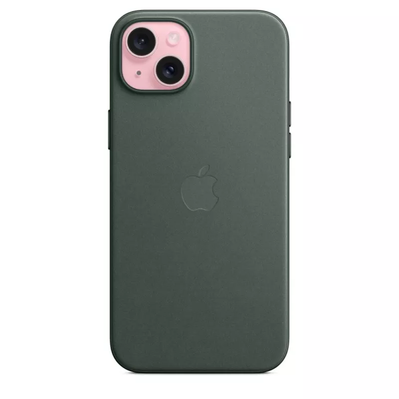 Apple FineWoven Case με MagSafe iPhone 15 Plus Evergreen