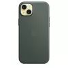 Apple FineWoven Case με MagSafe iPhone 15 Plus Evergreen