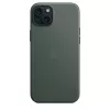 Apple FineWoven Case με MagSafe iPhone 15 Plus Evergreen