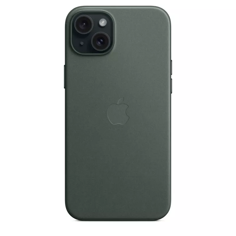 Apple FineWoven Case με MagSafe iPhone 15 Plus Evergreen