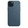 Apple FineWoven Case με MagSafe iPhone 15 Plus Pacific Blue