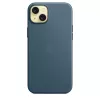 Apple FineWoven Case με MagSafe iPhone 15 Plus Pacific Blue