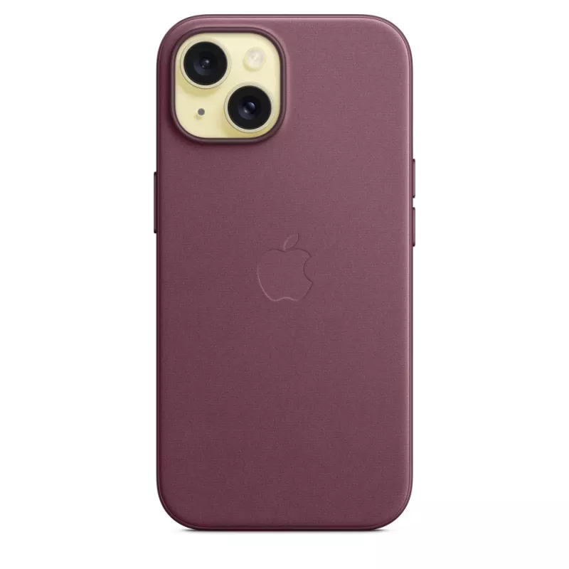 Apple FineWoven Θήκη με MagSafe iPhone 15 Mulberry