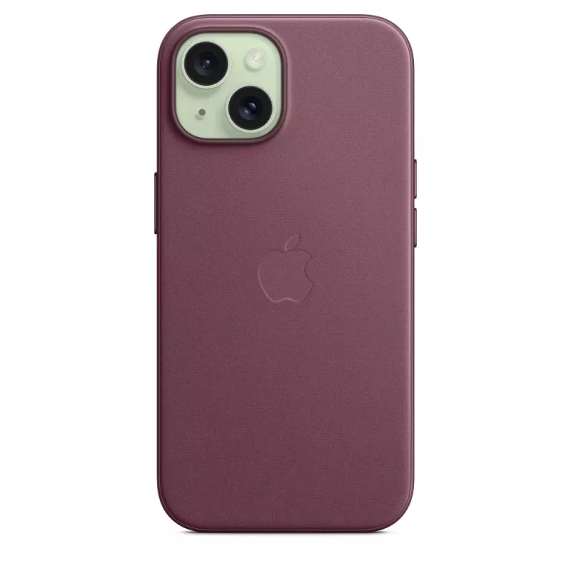 Apple FineWoven Θήκη με MagSafe iPhone 15 Mulberry
