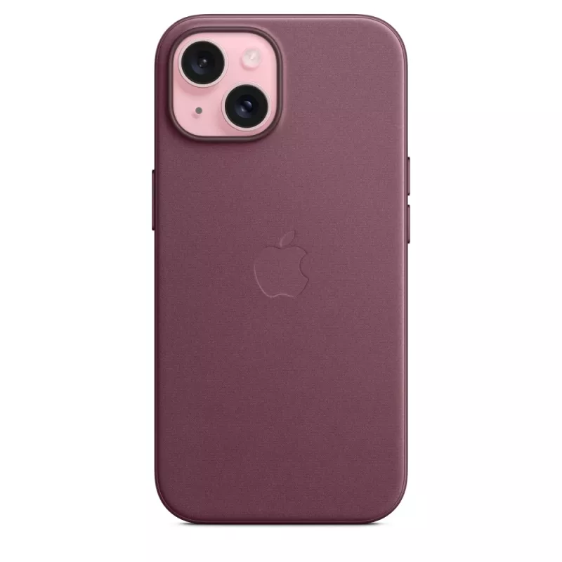 Apple FineWoven Θήκη με MagSafe iPhone 15 Mulberry