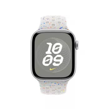 APPLE 40 mm Nike Sportarmband σε Pure Platinum - M/L