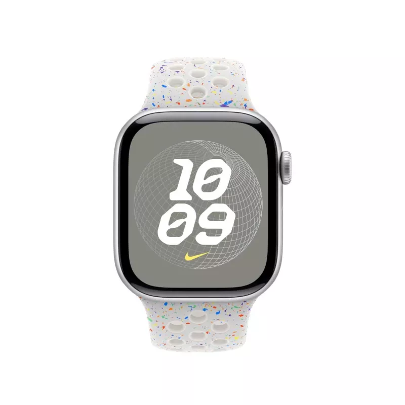 APPLE 40 mm Nike Sportarmband σε Pure Platinum - M/L