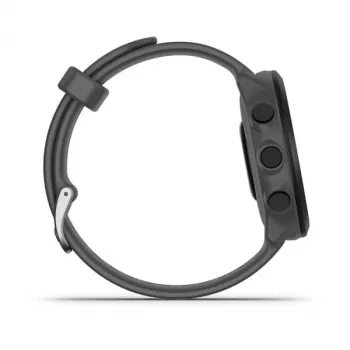 Smartwatch GARMIN Forerunner 55, στρογγυλή θήκη 42 mm, γκρι, λουράκι σιλικόνης, GPS/GLONASS/Galileo, αδιάβροχο 5 ATM