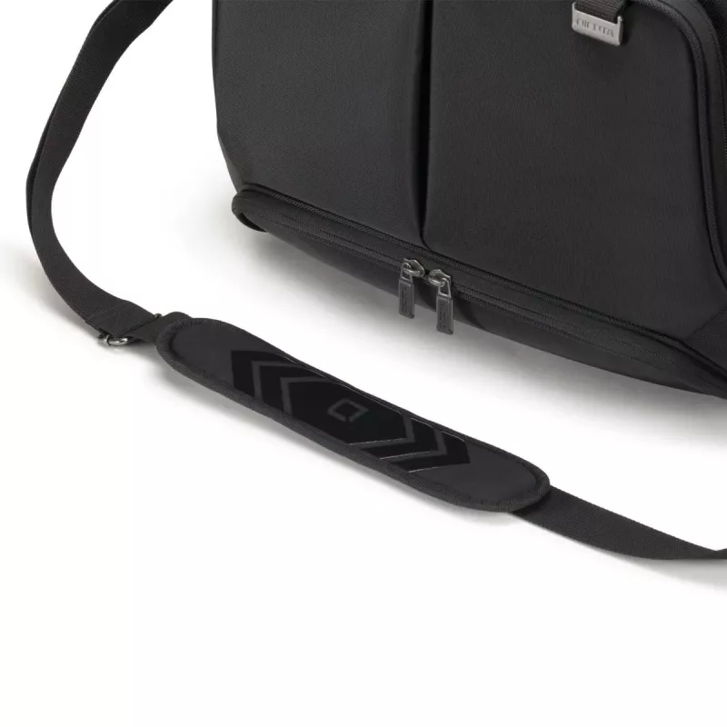DICOTA Top Traveller Pro - θήκη notebook 12-14,1 ιντσών - μαύρο / 1680d RPET πολυεστέρας