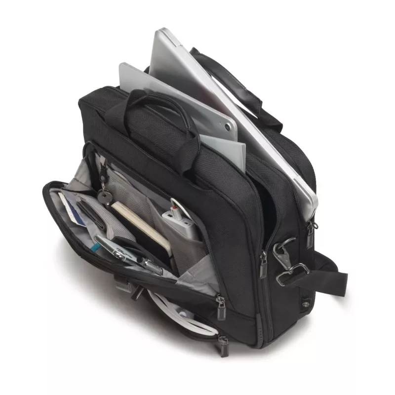 DICOTA Top Traveller Pro - θήκη notebook 12-14,1 ιντσών - μαύρο / 1680d RPET πολυεστέρας