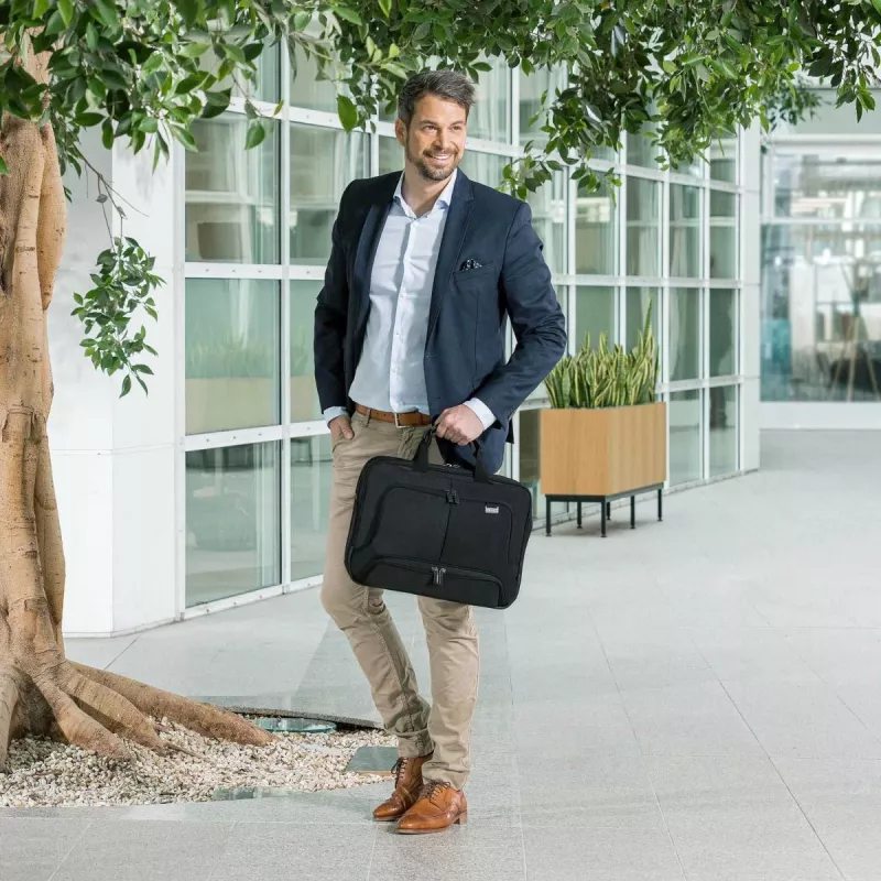 DICOTA Top Traveller Pro - θήκη notebook 12-14,1 ιντσών - μαύρο / 1680d RPET πολυεστέρας