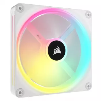 CORSAIR Qx RGB Series Icue Link Qx140 RGB λευκός 140 mm μαγνητικός ανεμιστήρας RGB με κουμπωτή σύνδεση κιτ επέκτασης
