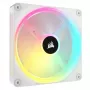CORSAIR Qx RGB Series Icue Link Qx140 RGB λευκός 140 mm μαγνητικός ανεμιστήρας RGB με κουμπωτή σύνδεση κιτ επέκτασης
