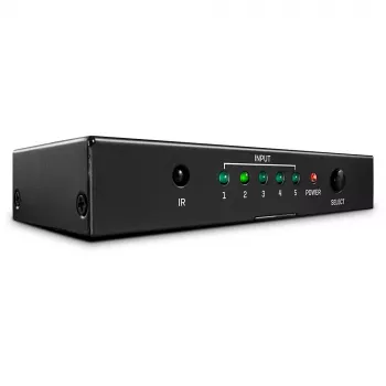Lindy 38233 διακόπτης HDMI 2.0 18G 5 θυρών, 5x HDMI, επιτραπέζιος