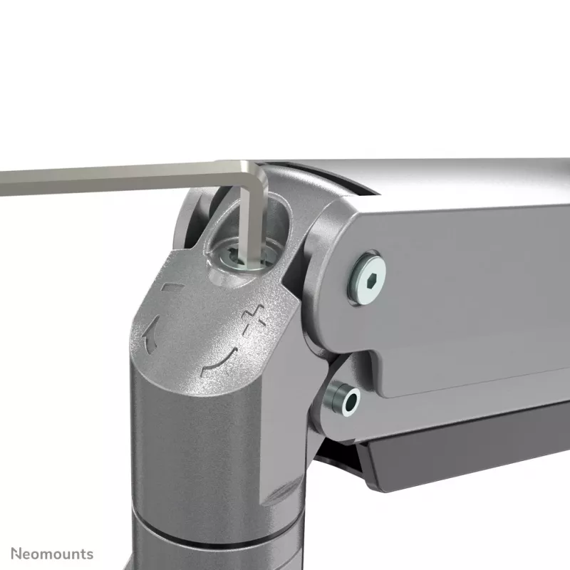 Neomounts NM-D775DX3SILVER βραχίονας οθόνης 17-27 ίντσες - γάζα - Topfix - 180°-Stopp