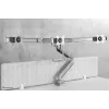 Neomounts NM-D775DX3SILVER βραχίονας οθόνης 17-27 ίντσες - γάζα - Topfix - 180°-Stopp