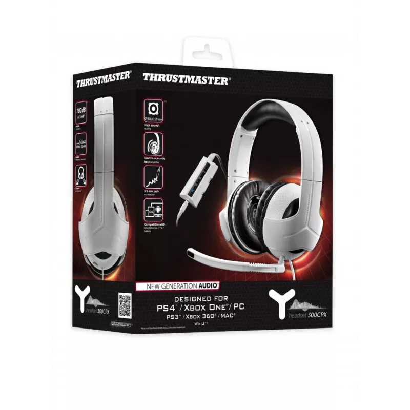 Thrustmaster Y-300CPX Headset ενσύρματο κεφαλόδεσμος gaming λευκό