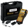 DYMO RHINO 5200 Βιομηχανικός εκτυπωτής ετικετών | Κιτ συσκευής σήμανσης με βαλίτσα | Εξοικονομούν χρόνο γρήγορα πλήκτρα, εκτυπώνει γρήγορα, ανθεκτική συσκευή σήμανσης για εργοτάξια και απαιτητικές εργασίες σήμανσης (Βύσμα EU Τύπου C)