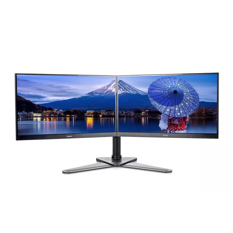 iiyama DS1002D-B1 Βάση οθόνης / Βάση στήριξης 76,2 cm (30 ίντσες) Γραφείου Μαύρο