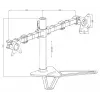 iiyama DS1002D-B1 Βάση οθόνης / Βάση στήριξης 76,2 cm (30 ίντσες) Γραφείου Μαύρο